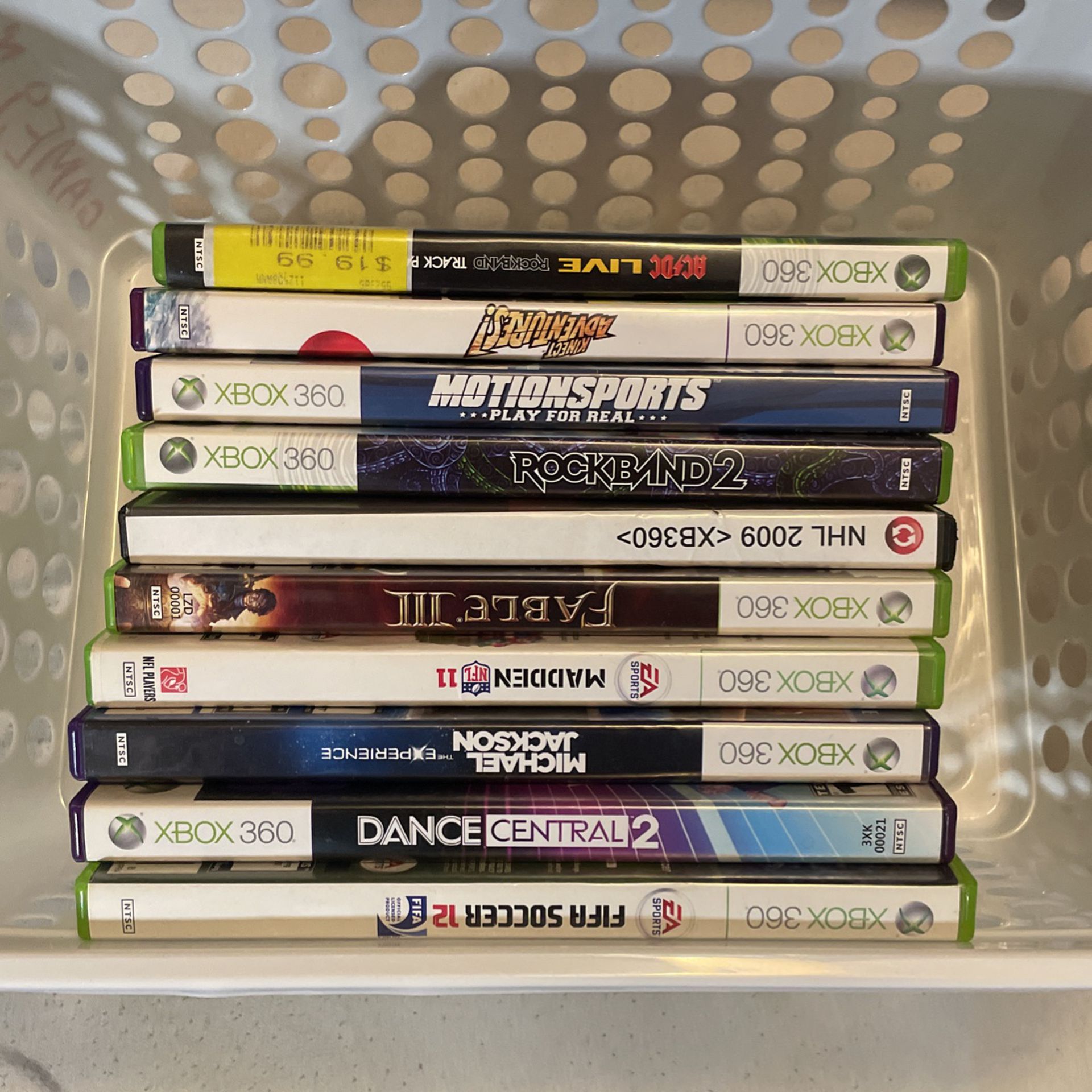 Bunch Of Old Xbox 360 Games 