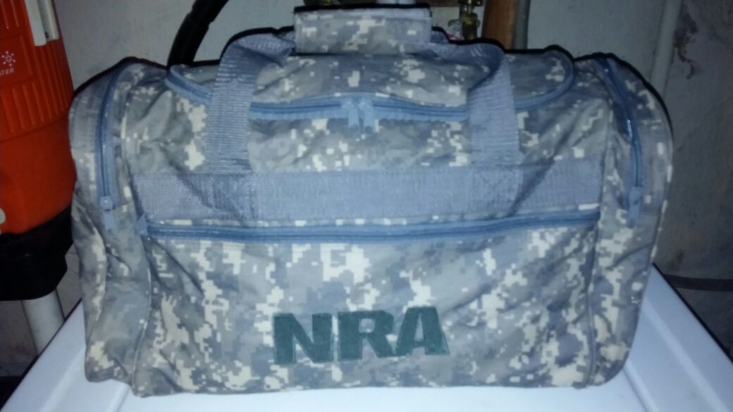 Camouflage NRA Duffle Bag (New)