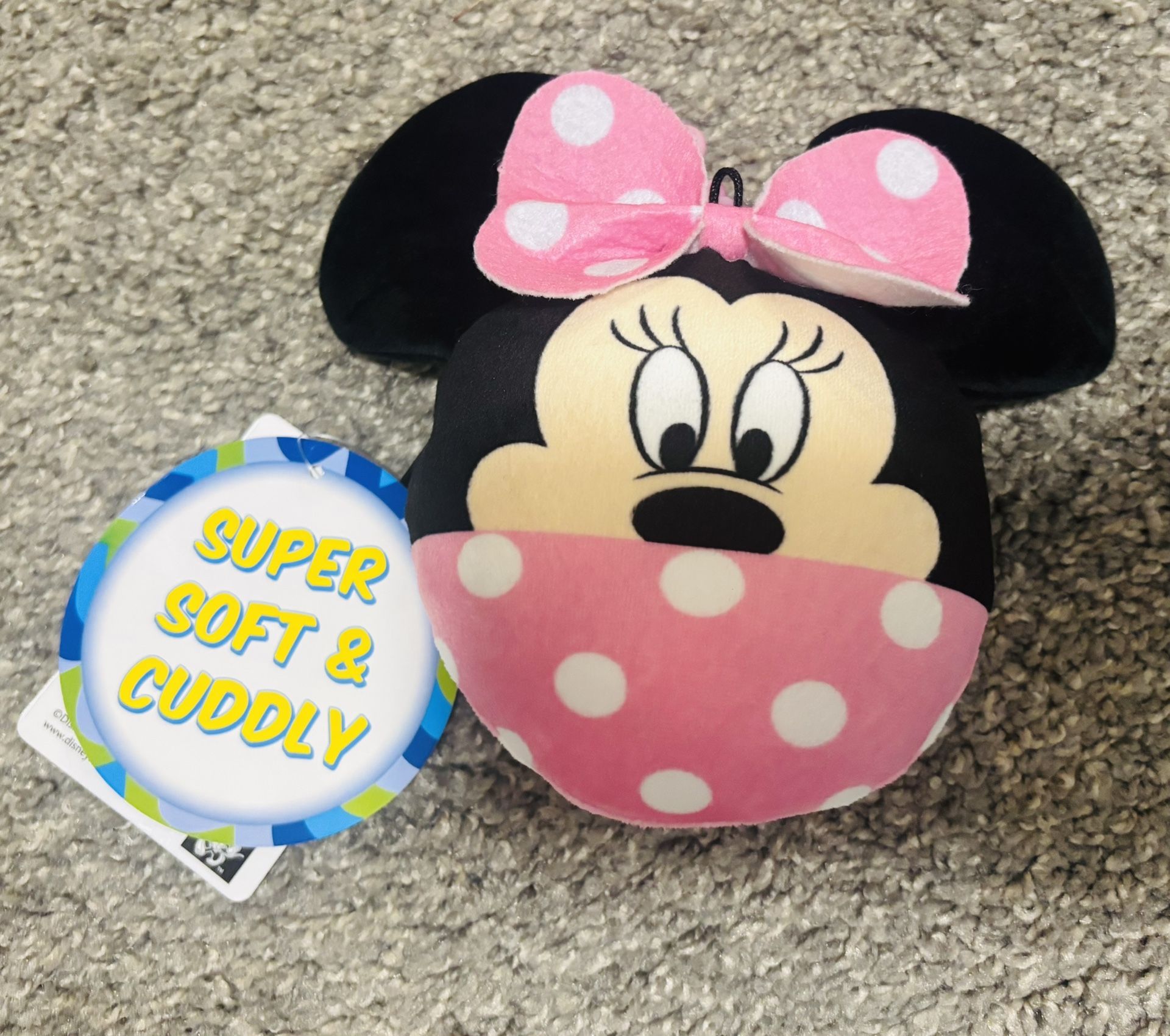 New Disney Minnie Mouse Soft Zipper Bag Clip