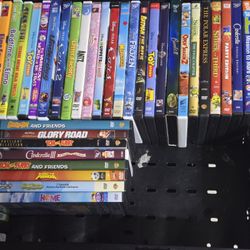 50 Disney Kids Comedy Family Animated Cartoon Movie DVD Lot Elmo Frozen Ice Age And More