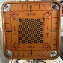 Vintage Carrom Wooden Game Board Only
