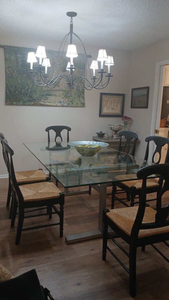Beautiful Glass Dining Table