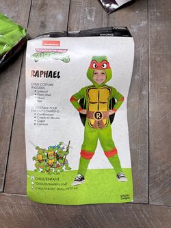 Ninja Turtles Boy Halloween Costume (size 4-6)