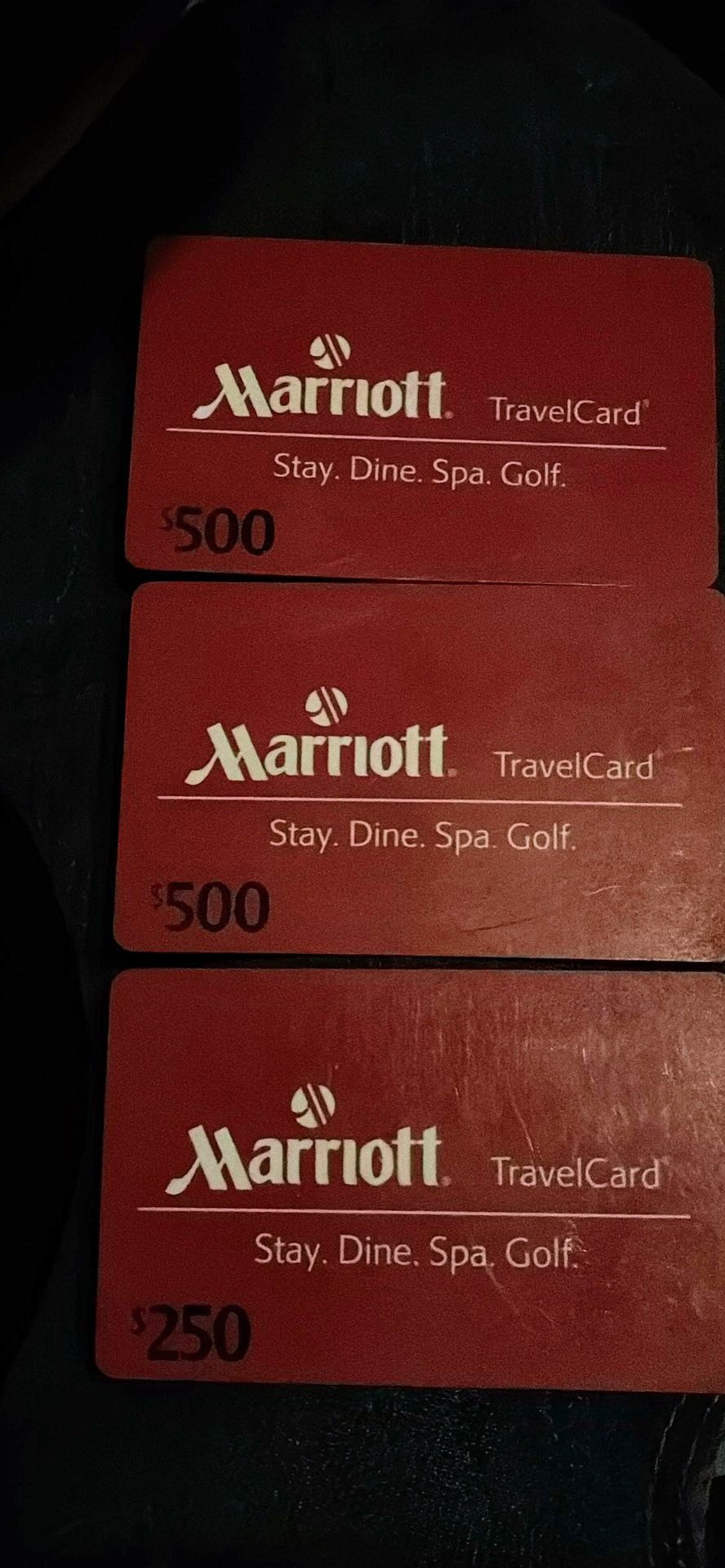 Marriott travel cards