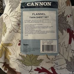 Flannel Twin Sheets Set 