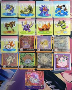 Pokemon 1999 Premier Edition Action Flipz Artbox & Gameboy Lenticulars Lot (13pcs)