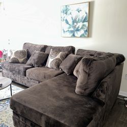Brown Sectional 