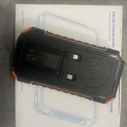 27000mah Solar Power Bank With TypeC Charging Cable 