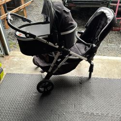 Mockingbird Double Stroller w/ Bassinet 