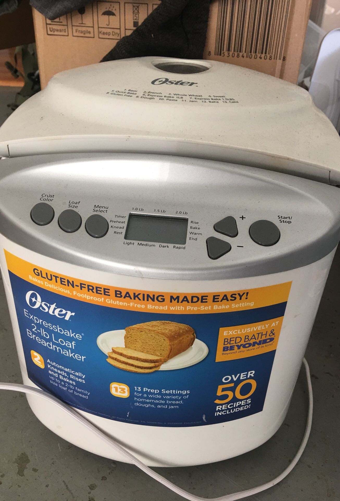 Oster® Expressbake Bread Maker with Gluten-Free Setting in White
