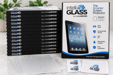 30-NEW Lot or IntelliARMOR IntelliGLASS HD Tempered Glass Screen Protectors for iPad 2/3/4
