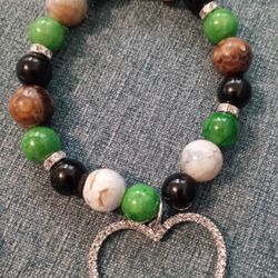 Nice Heart Bead Bracelet