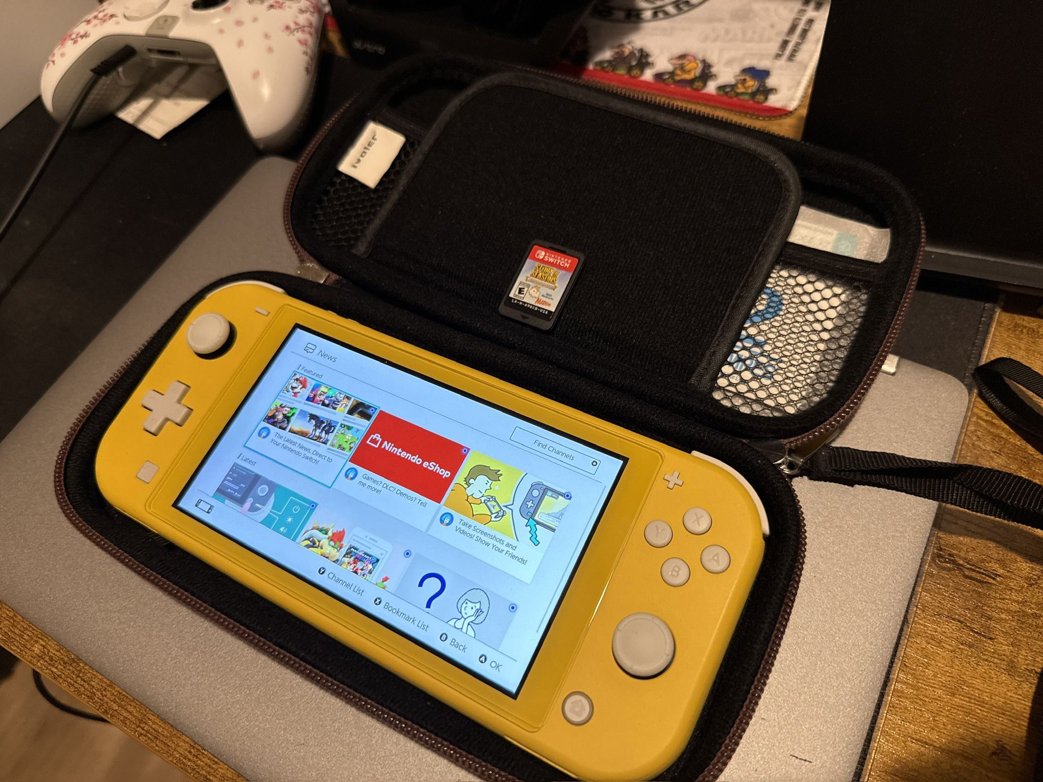 New Nintendo Switch With Game And Case 