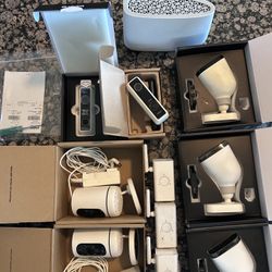 Vivint Cameras Lot (outdoor/indoor/doorbell/SpaceMonkey)