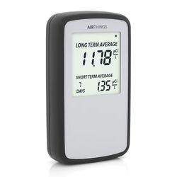 Airthings Corentium Home Radon Detector 223 Portable, Lightweight, Easy-to-Use, (3) AAA Battery Operated, USA Version, pCi/L