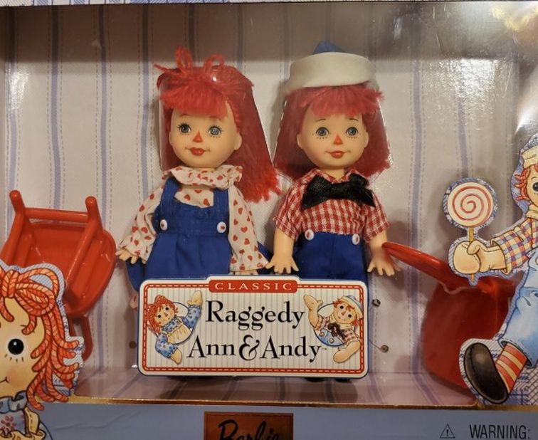 Barbie Raggedy Ann & Andy Tommy & Kelly Cuentos Coleccionables #M11