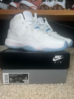 Air Jordan 11 Retro GS Legend Blue Columbia 6Y