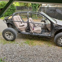 Four door go kart, used to be toyota camry
