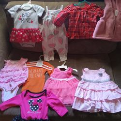 0 To 3 Month Baby Girl Clothing Biggest Size Is 6 Months