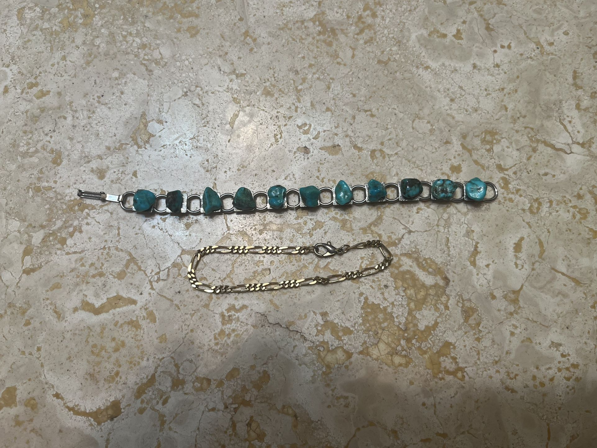 Lady's Turquoise Stone Bracelet