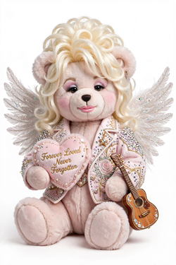 LMB - Dolly Bear Plush - DOLLY PARTON TRIBUTE - MADE TO ORDER