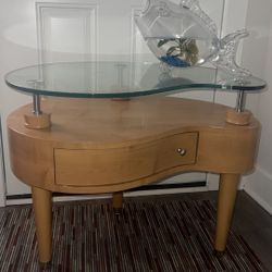 Kidney Wood Table Very Nice 