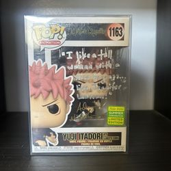 Yuji Itadori Funko Pop Signed 
