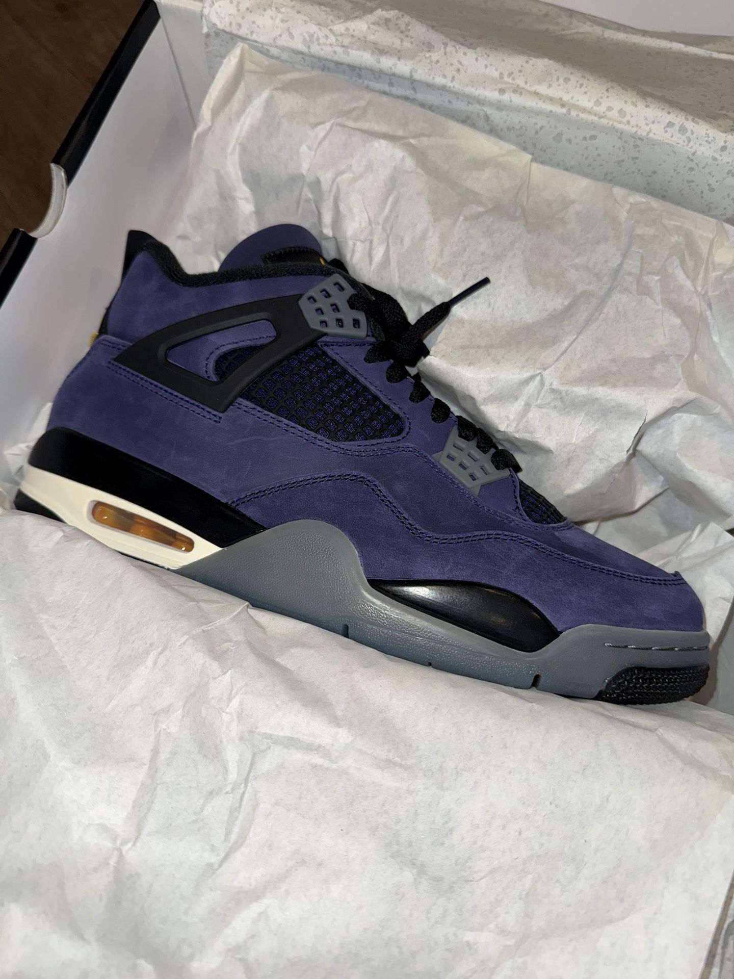 Jordan Lakers 4s Brand New In Box Size 10