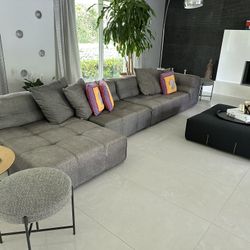 Beautiful Tufty-Too sofa and ottoman from B&B Italia