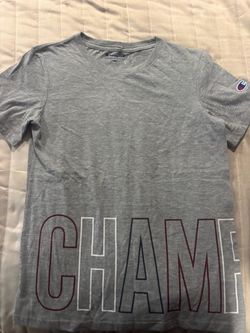 Champion Gray Graphic T-Shirt Size Medium