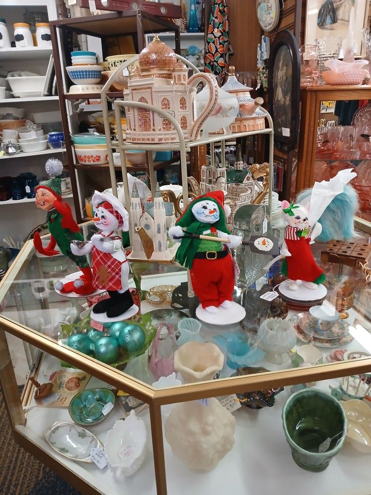 Christmas, Vintage, Antiques, Glassware, Furniture, Glassware, Toys