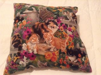 Cats in Paradise Couch Pillow