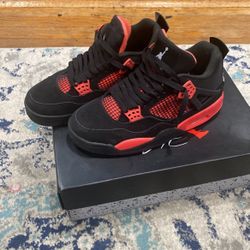 Air Jordan 4 Retro ‘Red Thunder’  Size: 7.5