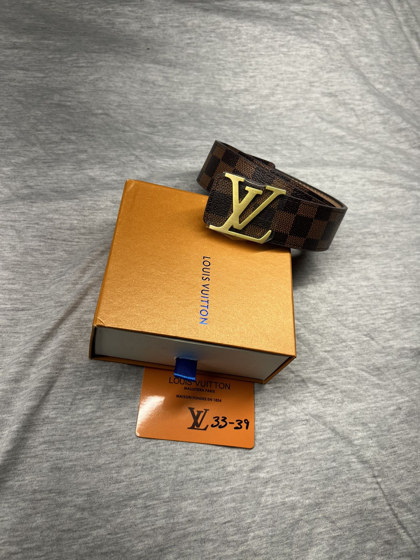 Louis Vuitton Black Checkered Belt for Sale in San Diego, CA
