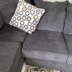 Dark Grey Color Sofa set. One Year Old. In Delray Beach.