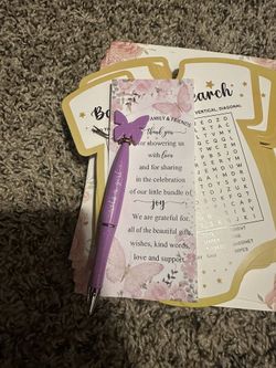 Baby Shower Games And Pens