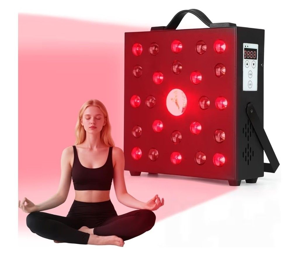 Red Light Therapy, Clinical Grade LED Near-Infrared Light Therapy Panel, 228W COB Bead, 630nm 660nm 850nm Panel for Skin Rejuvenation, Pain Relief, Im