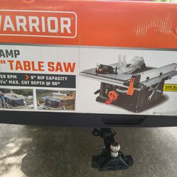 Harbor Freight Warrior 10 inch Table Saw with Blade