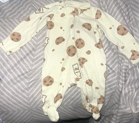 Newborn Cookies & Milk Sleep Onesie