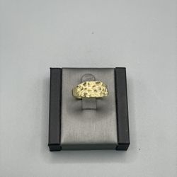 10KT gold men’s Nugget Ring