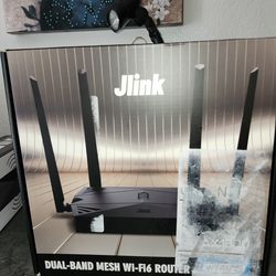 J link AX1800 Dual Band Mesh Wi-fi  6 Router