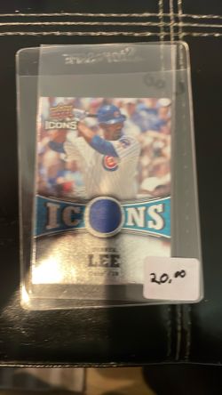 2009 upper deck icons game jersey Derek Lee trading card