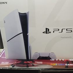 Play Station 5 Slim/Gaming Chair Bundle 