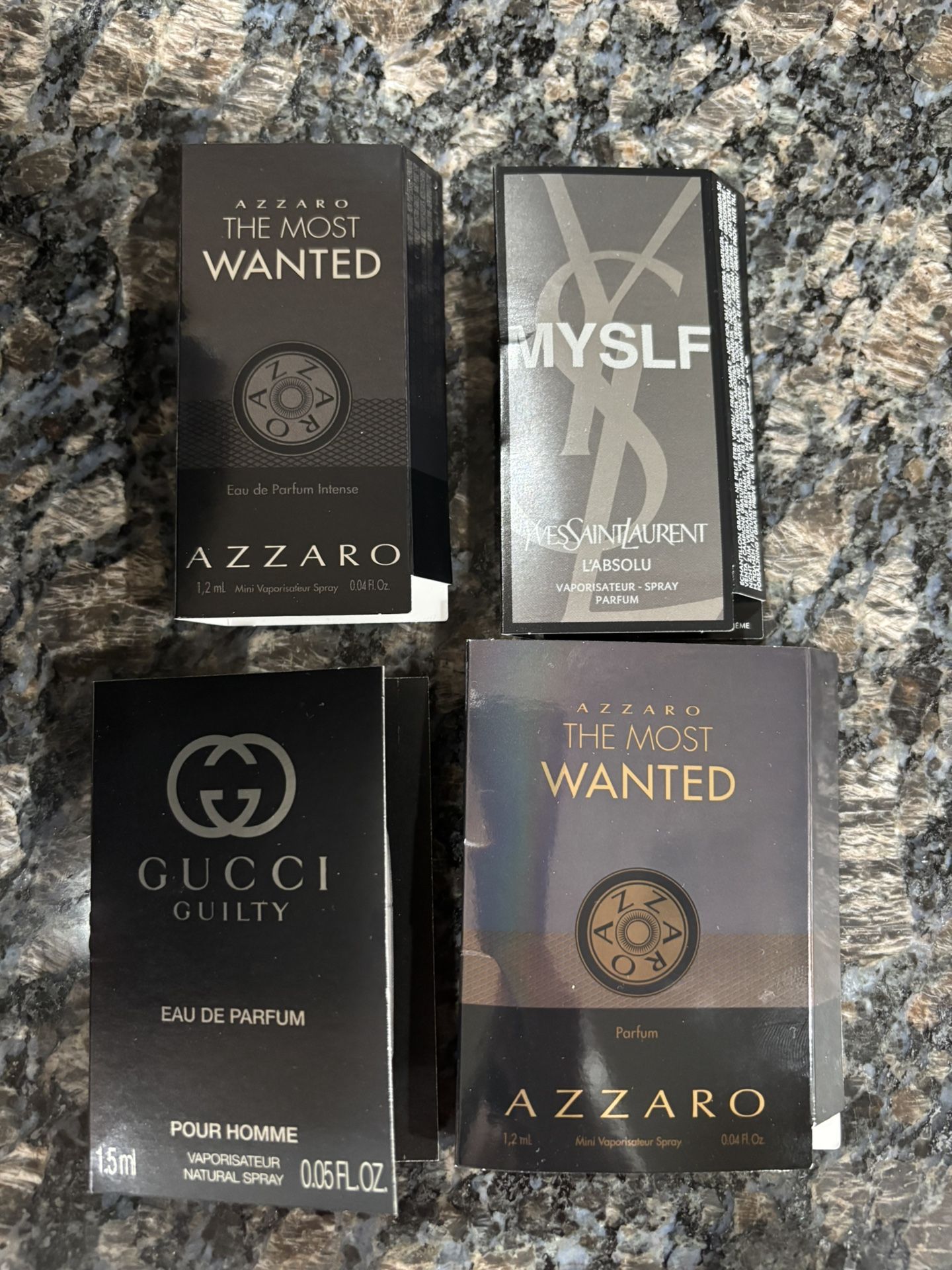 NEW SET OF 4 MENS COLOGNE SAMPLES $5 For All!
