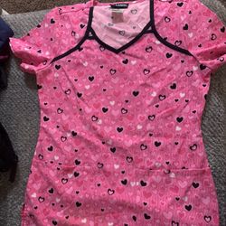Pink Scrub Top