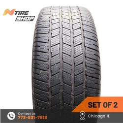 Set of 2 Used  9/32    285/45R22  114H  Michelin  Defender LTX M/S 2