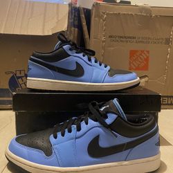 Jordan 1 Low University Blue Black 