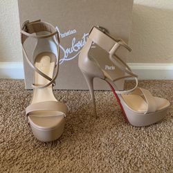 Christian Louboutin’s Choca 150 Nude