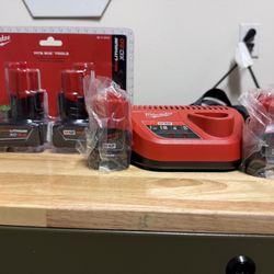 Milwaukee M12 Battery Set