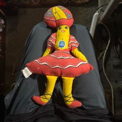 Chiquita Banana Vintage Stuffed Animal 